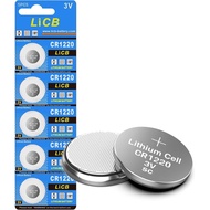 LiCB CR1220 Battery,Long-Lasting & High Capacity CR1220 Lithium Batteries,3 Volt Coin & Button Cell 