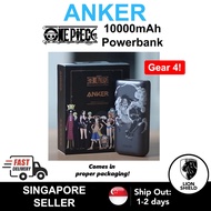 [SG] Anker One Piece Luffy Gear 4 10000mah Powerbank Power bank (Black) – Up to 22.5W, PD 20W, Travel Friendly