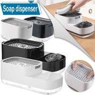 Soap Dispenser Bottle Automatic Liquid Soap Dispenser Kitchen Sponge Brush Storage Box Manual Soap Dispenser