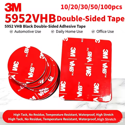 3M 10/20/30/50/100pcs Strong Double Sided Adhesive Tape High Viscosity Traceless Automotive Special 