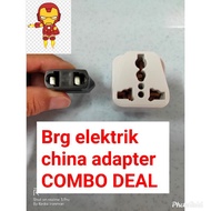Adapter 2 pin brg elektrik china adapter