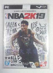 特價~ PC 電腦遊戲 美國職業籃球 NBA 2K19 (中文版)**特典已過期**(全新未拆商品)【台中大眾電玩】