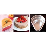 3in1-6,8,10inch Waterdrop Shape Aluminium Cake Mould