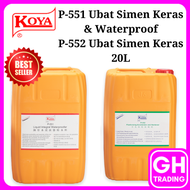 Ubat Keras Simen Waterproof KOYA P551 P552 20L Plasticising Accelerator Hardener Cepat Keras Pengera