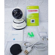 TM Camera Wifi CCTV V380 HD960P Q3S IP Camera APP Control plus 64GB memory