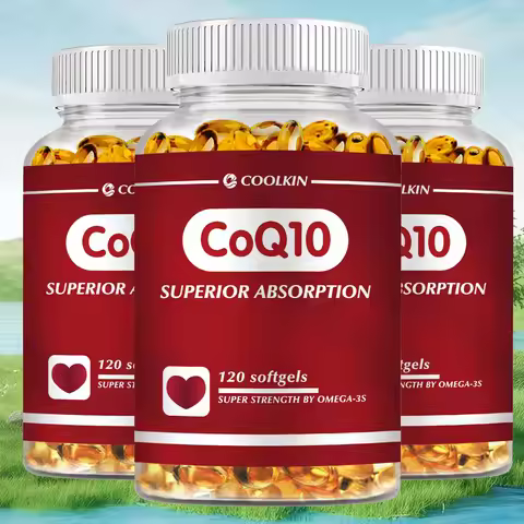 CoQ10 Capsules - Good for Heart Health and Energy Production, Promotes Blood Circulation, Antioxidan