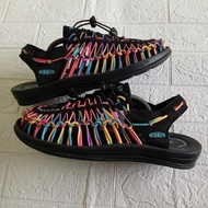 sandal second keen uneek rainbow size 44/27.5cm original mulus