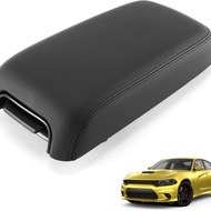 优质-Center Console Armrest Cover for 2011-2018 Dodge Chrysler 1VT06DX9AI Black Replacement