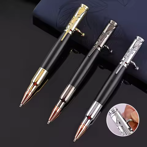 Wholesale Bolt Pen Durable Professional Metal Ballpoint Pen Wood Bolt Pens Business Signature Pen Of