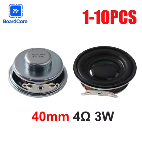 1-10pcs 40mm Speaker 4R 3W Mini Amplifier/Bluetooth Speaker -Watt 4 Ohm 40mm Small Speakers for DIY 
