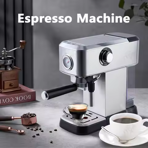 ITOP CM08 Semi-automatic Coffee Maker 15Bar ULKA Pump Espresso Coffee Machine with Thermostatic Syst