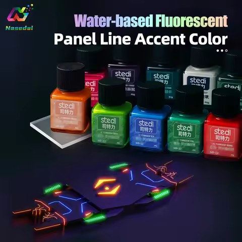 Stedi 40g Water Based Fluorescent Panel Liner UV Reactive Ink for Gunpla Scale Model Panel Line Acce