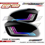 HONDA VARIATION STRIPING CB 100HONDA STICKER LIST/ CB 100HONDA