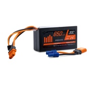 Spektrum 7.4V 650mAh 2S 30C LiPo Battery: IC2, SPMX6502SH2