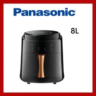 Panasonic Air Fryer 8L Temperature Control Non-stick Coating 360° Hot Air Circulation with 9 Menu Fu