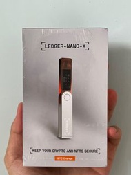 Ledger Nano X 冷錢包 - BTC Orange