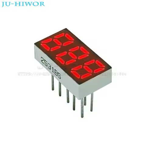 10pcs 0.25 Inch 10Pins 2531AS 2531BS 3 Digits Bits 7 Segment Red LED Digital Display Digitron Common