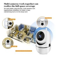 高畫質 720P IP 攝影機無線家庭安全攝影機 360 度 WI-FI 雲端攝影機兩路音訊夜視閉路電視攝影機  mceckp HD 720P IP Camera Wireless Home Secu