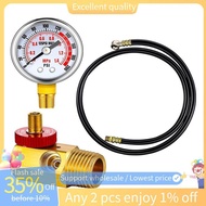 In stock-1 Set Air Tank Repair Kit Safety Valve Pressure Gauge 4 Feet Air Tank Hose Assembly Kit for