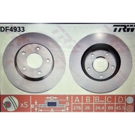 (TRW)FRONT INSPIRA DISC ROTOR DF4933