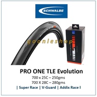 Schwalbe Pro One Evo TLE Super Race700 x 25C / 28C Tyre