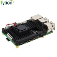 Pi Free Vest Fan Cooling Heat Sink for Raspberry Pi4B Raspberry Radiator4B Copper pillar aluminum-ma