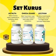 Shaklee Set Kurus Trial Repacked (Alfalfa 100's + Omega 30's + Lecithin 30's)