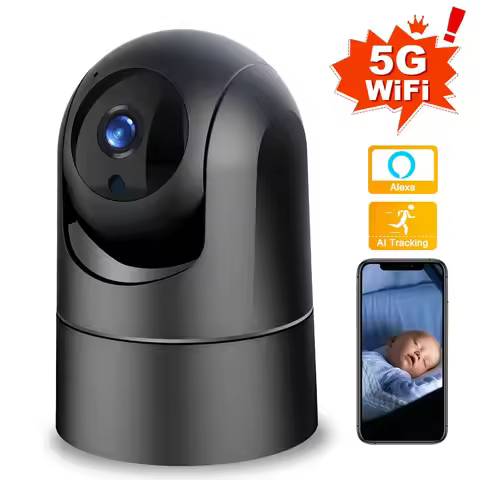 4MP IP Camera 5G WiFi 2K Baby Monitor 1080P Mini Indoor CCTV Security Camera Auto Tracking Audio Vid