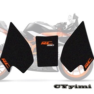 For 390RC RC390 RC 390 Orange New Motorcycle Fuel Tank Pad Non-Slip Protector Sticker Side Traction 