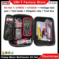 BDQ1 UNI-T UT210E UT204+ UT202A+ UT107+ UT890C UT61E+ Clamp Meter Multimeter Kit Set Professional El