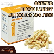 Onemed Blood Lancet Autoclick 30G /100 Refill Needle Take Blood Test
