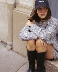 พร้อมส่ง SAC.BKK เสื้อไหมพรม รุ่น CHEVRON SWEATER