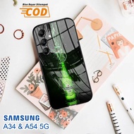 Softcase Glass Kaca SAMSUNG A34 & SAMSUNG A54 (5G) - Case Handphone SAMSUNG A34 & SAMSUNG A54 (5G) [