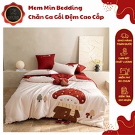 (L41383)Unique Exquisite 3D Embroidered 100s Cotton Bedding Set - Memminbedding Luxury