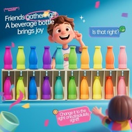 Kids Fun Bottle Guessing Game Memory Logic Training Toy Fun Early Education Guess And Play F4i2