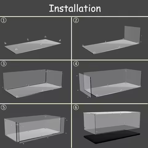 1:10 scale acrylic display box, suitable for all kinds of 1:10 scale model cars, airplanes, building