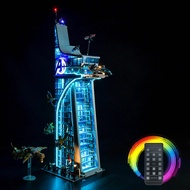 Hilighting Upgraded Led Light Kit for LEGO Avengers Tower Battle Building Toy Set, Remote Version Co