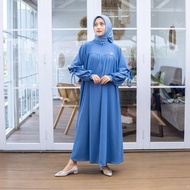 Aymara Dress Abaya Crinkle Polos | Crinkle Airflow Ribbon Dress | Latest Muslim Abaya