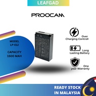ready stock Proocam Canon LP-E12 Compatible Battery for Canon EOS M M2 M10 M50 M100
