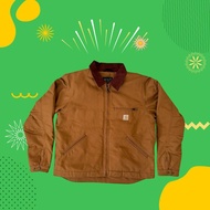 carhartt detroit jacket brown