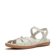 FitFlop SOLAY Waterproof-Leather Woven Back-Strap Sandals - Cream (A5Z-477)
