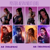 (8Pcs) Aespa Next Level Poster A5 A6