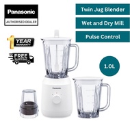 Panasonic Blender Twin Jugs Wet Dry Mill Lightweight 1.0L Pengisar Basah Kering Ringan MX-EX1001 MX-