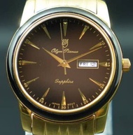 OP olym pianus sapphire นาฬิกาข้อมือผู้ชาย รุ่น 5672M-406E  ( ของแท้ประกันศูนย์ 1 ปี ) NATEETONG