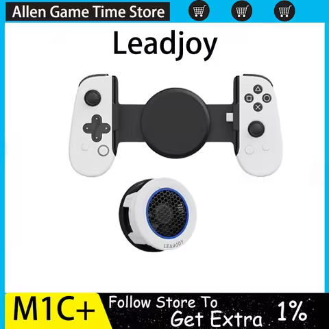 Leadjoy M1C+ Type C Gamepad Game Controller For Mobile 3DS Simulator Cloud Game Hall Effect Joystick