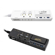 【Palladium 帕拉丁】K-201PLC/1.8m按壓式3開4插+2P氮化鎵PD65W 延長線