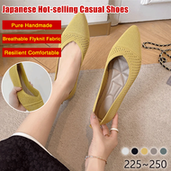 Commuter Flat Knitted Hollowed Out Cloth Shoes