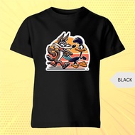 Kids T-Shirt COYOTE RUNNER  Design Pure Cotton Round Neck T-Shirt DTF Printing Tee Size 1-14 Years