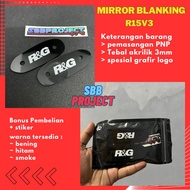 Mirror blanking rearview mirror cover R15v3 R&G