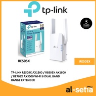 TP-LINK RE505X AX1500 / RE605X AX1800 / RE705X AX3000 WI-FI 6 DUAL BAND RANGE EXTENDER WITH TP-LINK 